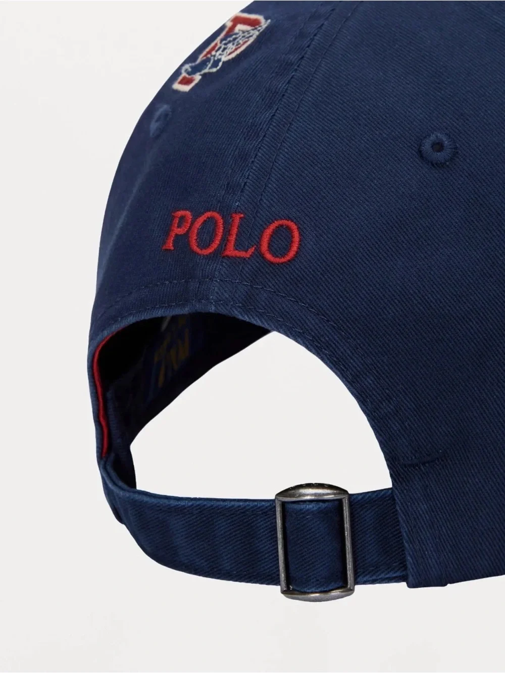 POLO RALPH LAUREN MEN'S P-WING ALL OVER LOGO TWILL CAP NAVY#710982605001-NWT